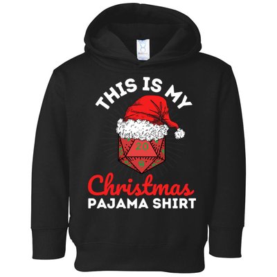 This Is My Christmas Dungeons And Pajama Toddler Hoodie