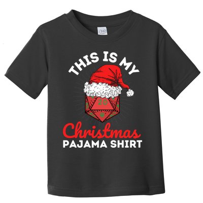 This Is My Christmas Dungeons And Pajama Toddler T-Shirt