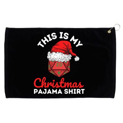 This Is My Christmas Dungeons And Pajama Grommeted Golf Towel
