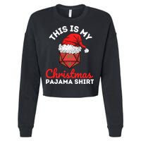 This Is My Christmas Dungeons And Pajama Cropped Pullover Crew