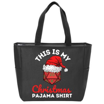 This Is My Christmas Dungeons And Pajama Zip Tote Bag