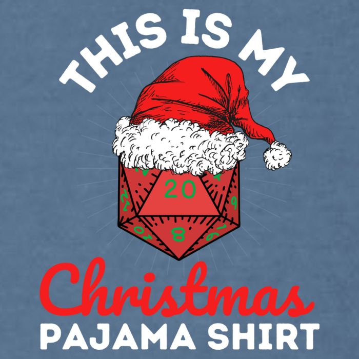 This Is My Christmas Dungeons And Pajama Garment-Dyed Sweatshirt