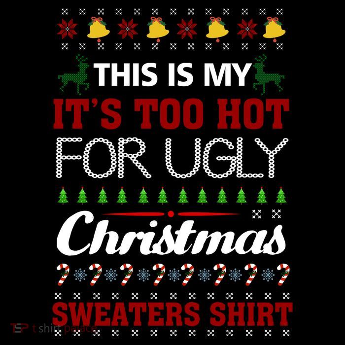 This Is My It's Too Hot For Ugly Christmas Gift 16 in Basic Backpack