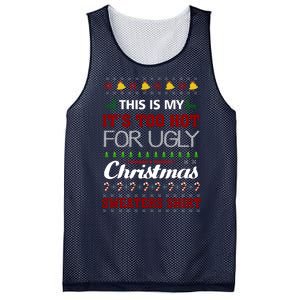 This Is My It's Too Hot For Ugly Christmas Gift Mesh Reversible Basketball Jersey Tank