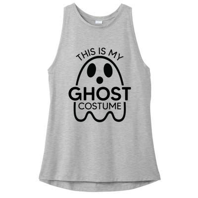 This Is My Ghost Costume Halloween Party Ladies PosiCharge Tri-Blend Wicking Tank