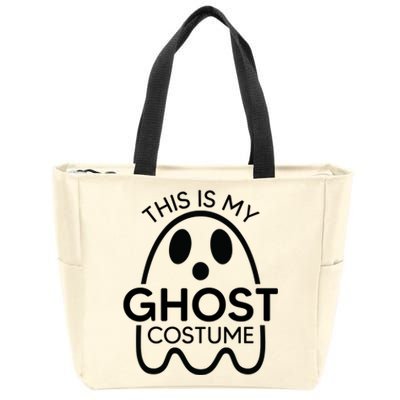 This Is My Ghost Costume Halloween Party Zip Tote Bag