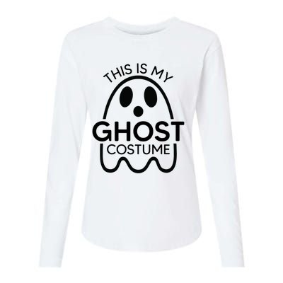 This Is My Ghost Costume Halloween Party Womens Cotton Relaxed Long Sleeve T-Shirt