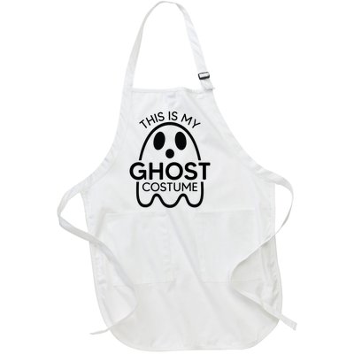 This Is My Ghost Costume Halloween Party Full-Length Apron With Pockets