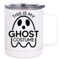 This Is My Ghost Costume Halloween Party 12 oz Stainless Steel Tumbler Cup