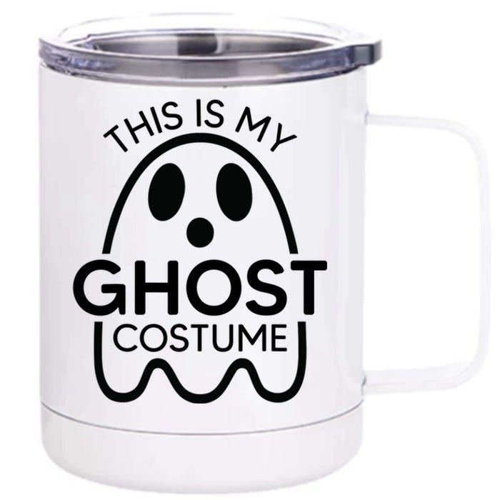 This Is My Ghost Costume Halloween Party 12 oz Stainless Steel Tumbler Cup