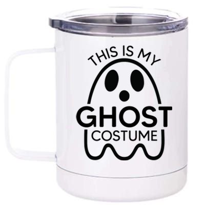 This Is My Ghost Costume Halloween Party 12 oz Stainless Steel Tumbler Cup