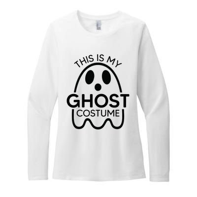 This Is My Ghost Costume Halloween Party Womens CVC Long Sleeve Shirt