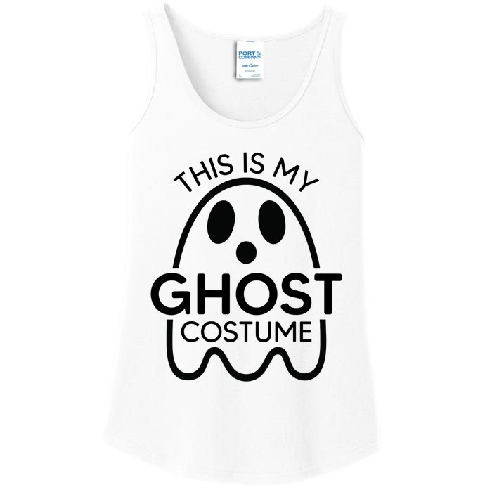 This Is My Ghost Costume Halloween Party Ladies Essential Tank