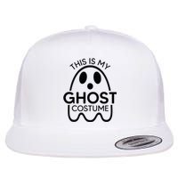 This Is My Ghost Costume Halloween Party Flat Bill Trucker Hat