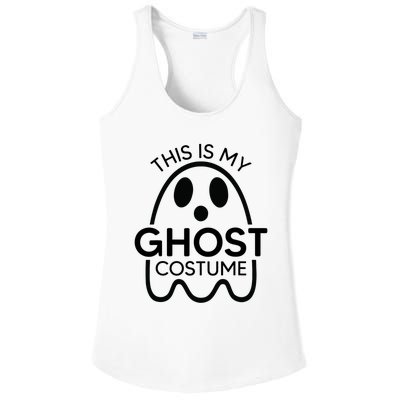 This Is My Ghost Costume Halloween Party Ladies PosiCharge Competitor Racerback Tank