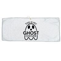 This Is My Ghost Costume Halloween Party Large Microfiber Waffle Golf Towel