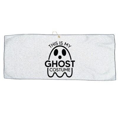 This Is My Ghost Costume Halloween Party Large Microfiber Waffle Golf Towel