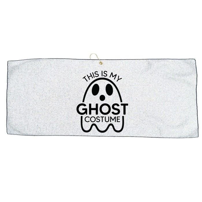 This Is My Ghost Costume Halloween Party Large Microfiber Waffle Golf Towel