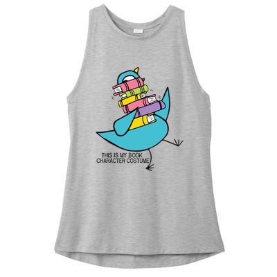 This Is My Book Character Costume Funny Pigeon Reading Ladies PosiCharge Tri-Blend Wicking Tank