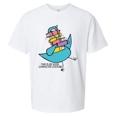 This Is My Book Character Costume Funny Pigeon Reading Sueded Cloud Jersey T-Shirt