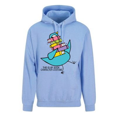 This Is My Book Character Costume Funny Pigeon Reading Unisex Surf Hoodie