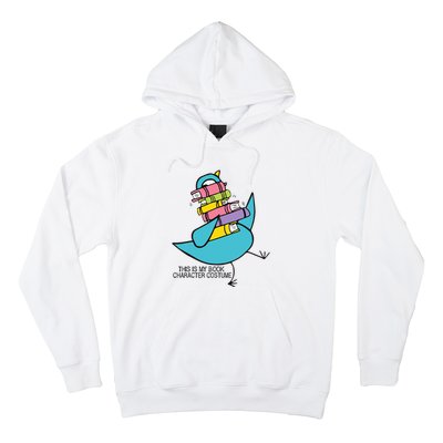 This Is My Book Character Costume Funny Pigeon Reading Hoodie