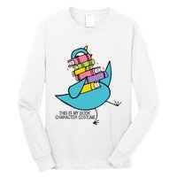 This Is My Book Character Costume Funny Pigeon Reading Long Sleeve Shirt