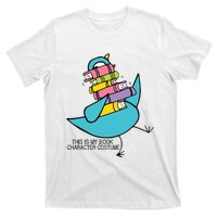 This Is My Book Character Costume Funny Pigeon Reading T-Shirt