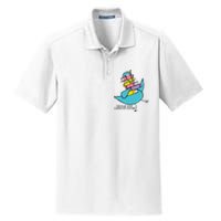 This Is My Book Character Costume Funny Pigeon Reading Dry Zone Grid Polo