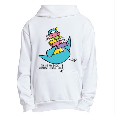 This Is My Book Character Costume Funny Pigeon Reading Urban Pullover Hoodie