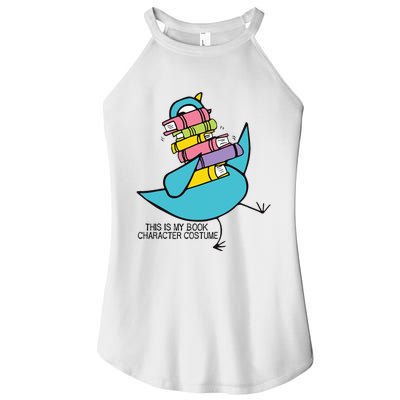 This Is My Book Character Costume Funny Pigeon Reading Women's Perfect Tri Rocker Tank