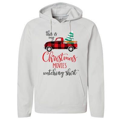 This Is My Christmas Movies Watching Xmas Movie Performance Fleece Hoodie