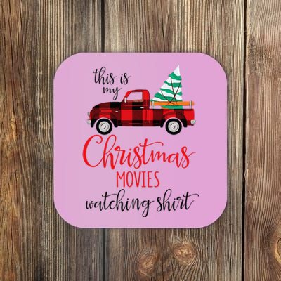 This Is My Christmas Movies Watching Xmas Movie Coaster