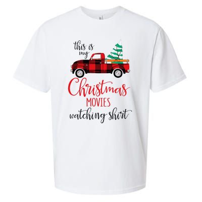 This Is My Christmas Movies Watching Xmas Movie Sueded Cloud Jersey T-Shirt