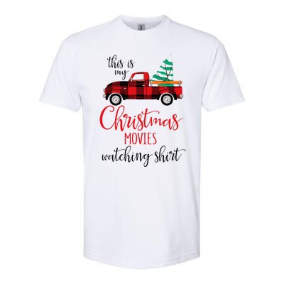 This Is My Christmas Movies Watching Xmas Movie Softstyle CVC T-Shirt