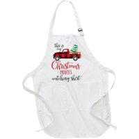 This Is My Christmas Movies Watching Xmas Movie Full-Length Apron With Pockets