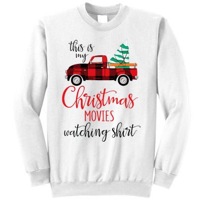 This Is My Christmas Movies Watching Xmas Movie Sweatshirt