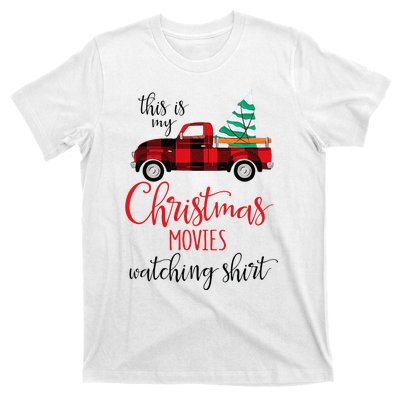 This Is My Christmas Movies Watching Xmas Movie T-Shirt