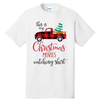 This Is My Christmas Movies Watching Xmas Movie Tall T-Shirt