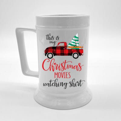 This Is My Christmas Movies Watching Xmas Movie Beer Stein