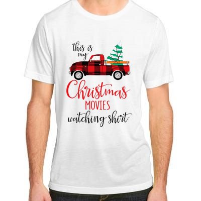 This Is My Christmas Movies Watching Xmas Movie Adult ChromaSoft Performance T-Shirt