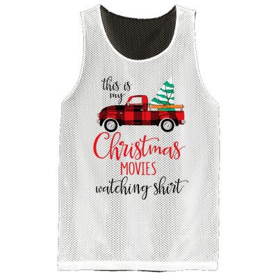 This Is My Christmas Movies Watching Xmas Movie Mesh Reversible Basketball Jersey Tank