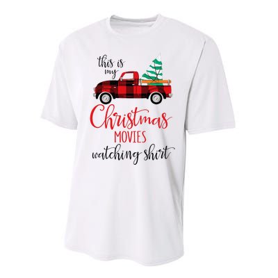 This Is My Christmas Movies Watching Xmas Movie Performance Sprint T-Shirt