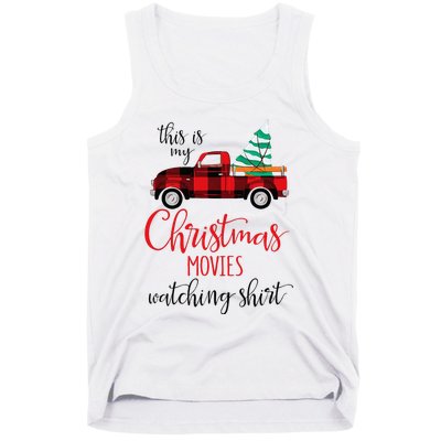 This Is My Christmas Movies Watching Xmas Movie Tank Top