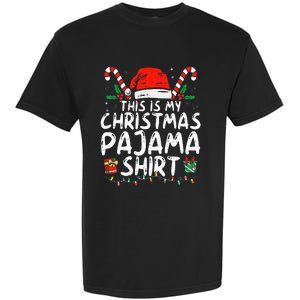 This Is My Christmas Pajama Funny Xmas Pjs Garment-Dyed Heavyweight T-Shirt