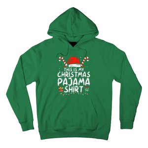 This Is My Christmas Pajama Funny Xmas Pjs Hoodie