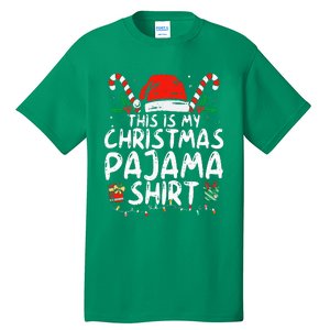 This Is My Christmas Pajama Funny Xmas Pjs Tall T-Shirt