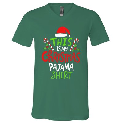 This Is My Christmas Pajama V-Neck T-Shirt