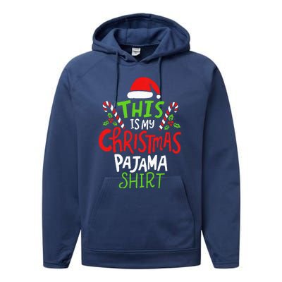 This Is My Christmas Pajama Performance Fleece Hoodie