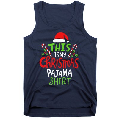 This Is My Christmas Pajama Tank Top